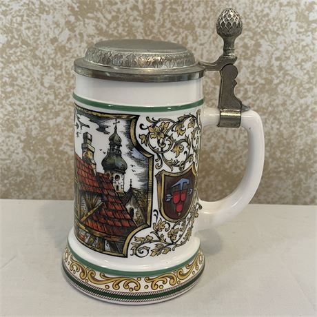 Vtg Original BMF Bierseidel Ceramic Beer Stein