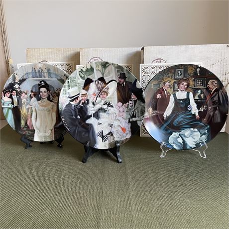 Knowles "My Fair Lady" Plates 1, 2, and 3, w/ Boxes & Paperwork
