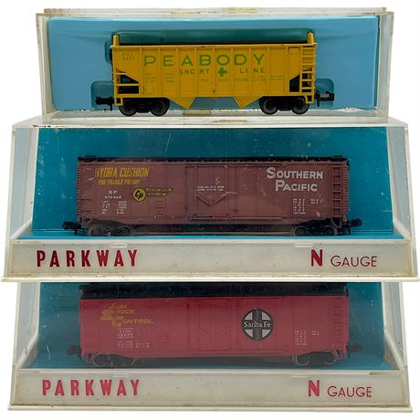 Vtg Bachmann & Atlas Train Rail Cars