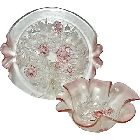 Mikasa Rosella Serving Platter and Bowl