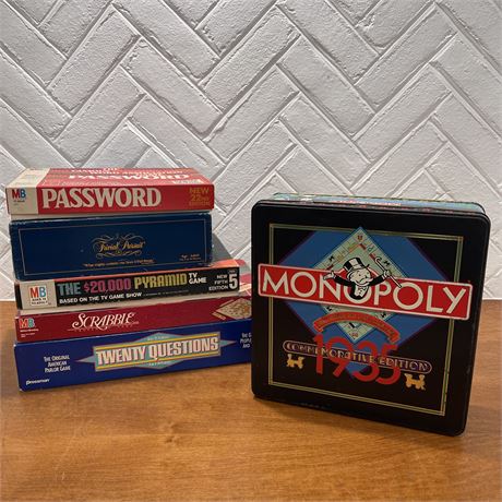 Late 70's and 80' - Grouping of Vintage Games
