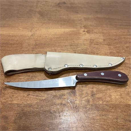 Maxam Steel Special 420 Stainless Fish Fillet Knife w/ Sheath