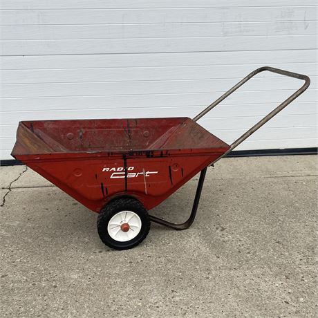 Vintage Outdoor Radio Garden Cart