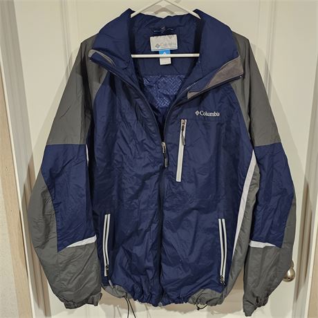 Columbia Men's Zip Up Parka w/ Pull Strings