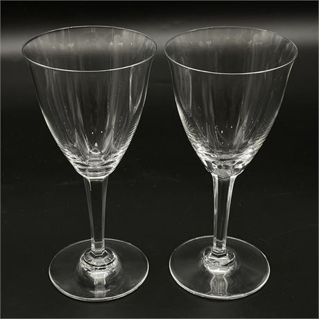 (2) Baccarat Crystal "Coppelia" Port Wine Glasses