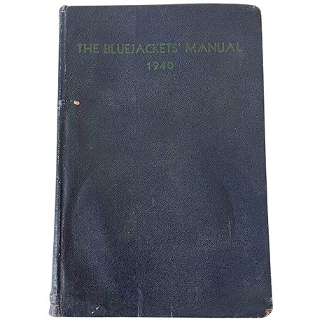 1940 The Bluejackets’ Manual by U.S. Naval Institute