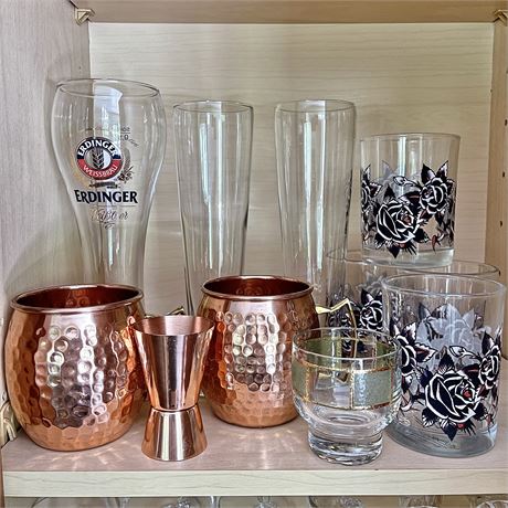 Barware Cabinet Cleanout
