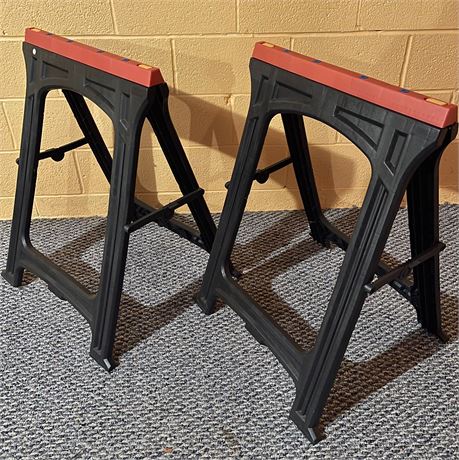Plastic Folding Saw Horses