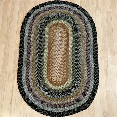 Safavieh Braided Collection Multi-Colored Area Rug