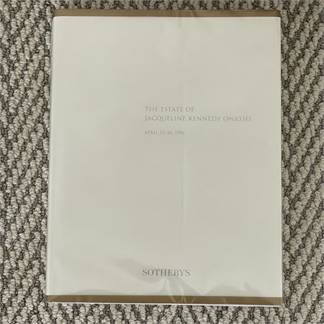 Sotheby's The Estate of Jacqueline Kennedy Onassis April 23-26, 1996