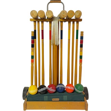 Brunswick Croquet Set On Stand