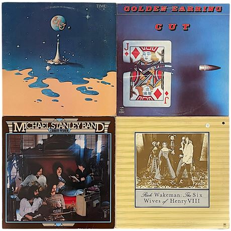 Electric Light Orchestra, Golden Earring, Micheal Stanley & Rick Wakeman Vinyls