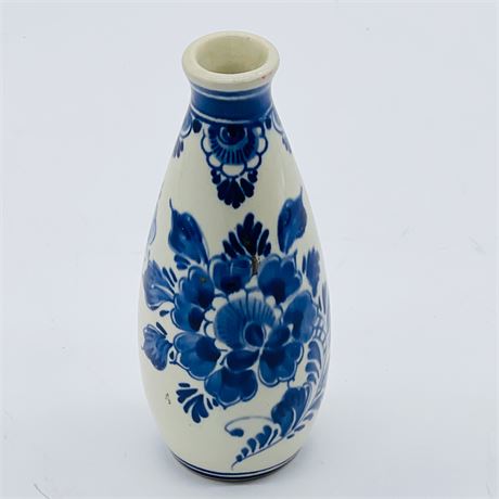 Delft Holland Hand Painted Petite Vase