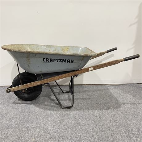 Craftsman Metal Wheelbarrow
