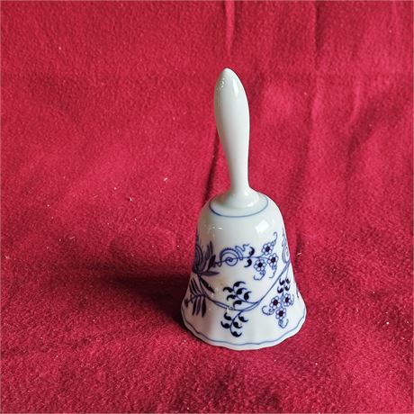 Blue Danube porcelain bell.