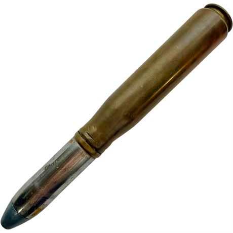 1943 WWII 20mm Inert Shell Artillery Round