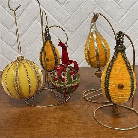 Vintage Hand-Made Christmas Ornaments