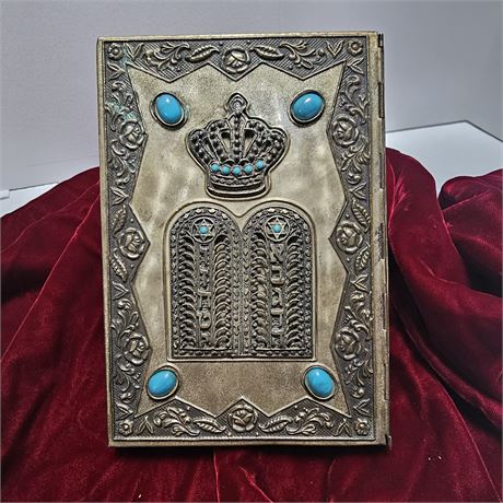22	Jewish Siddur Prayer/Service Book with English Translation  turquoise stones