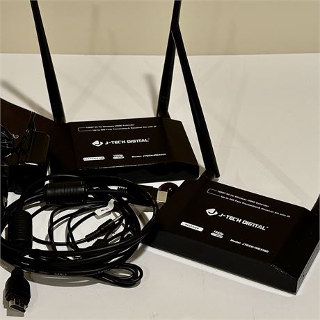 Wireless JTECH Digital HDMI Extender 1080 HP - Model JTECH-WEX300