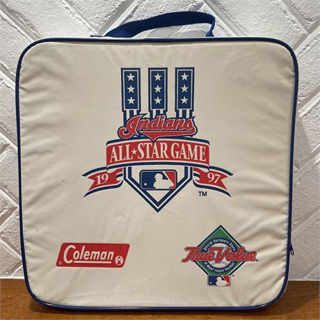 Vintage 1997 Indians Baseball All Star Game Seat Cushion
