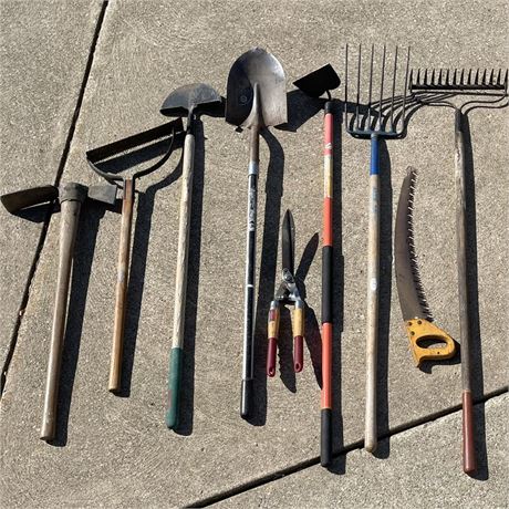 Lot of 9 Yard Tools
