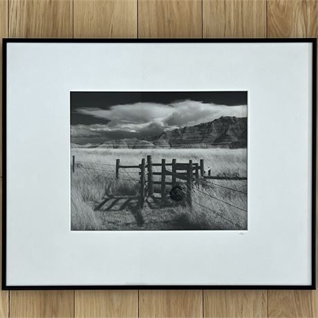 Signed Mark Gregg "Oglala Grasslands, Nebraska" Framed Photograph