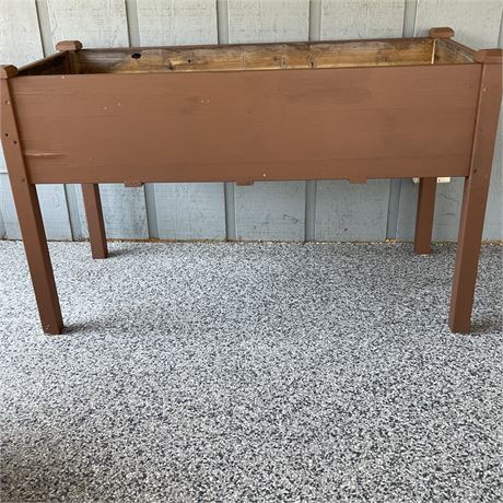 Outdoor Raised Wooden Flower Bed by Best Choice Products