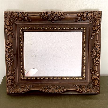Vtg Victorian Ornate Carved Wall Mirror by Intercraft Industries