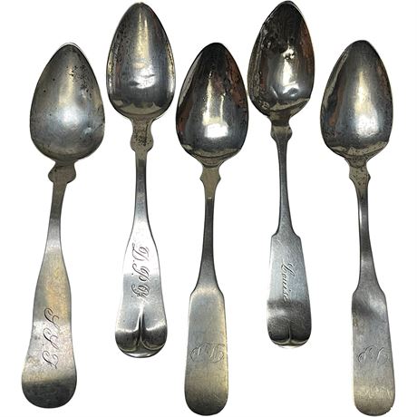 Coin Silver (90%) Collectors Spoons