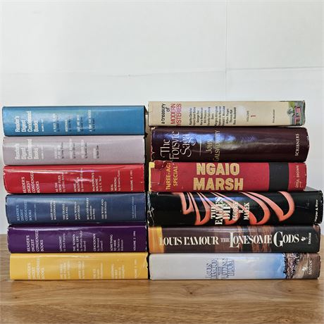 Readers Digest & other hard cover vintage books