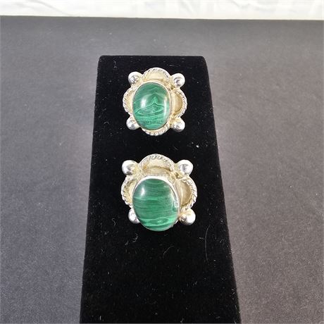 Sterling Silver Earrings Stamped 925 - 0.4 oz