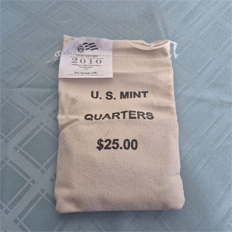 NIB'10 HotSpringsNat'lPk 100ctQuarter Bag