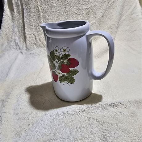 McCoy Strawberry Country Pitcher