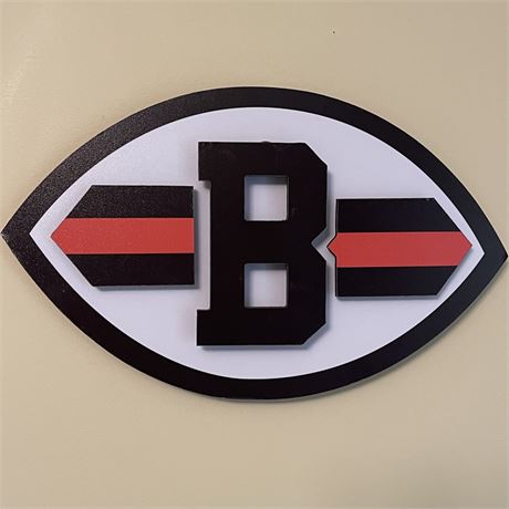 Cleveland Browns Pressed Wood Wall Hanging