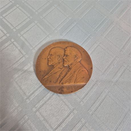 Lg Bronze Warner & Swasey Commem. Coin