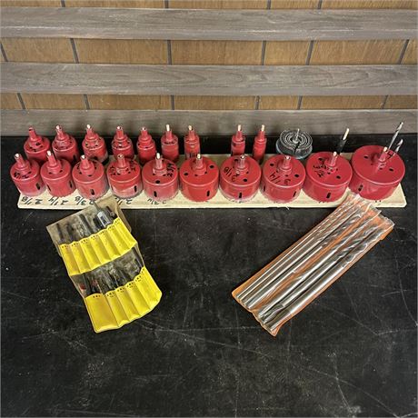 Hole Saws with Variety of Drill Bits
