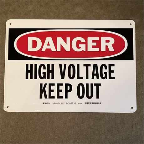 High Voltage Sign - Brady Corp.