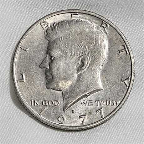 1977 D  Kennedy Half Dollar