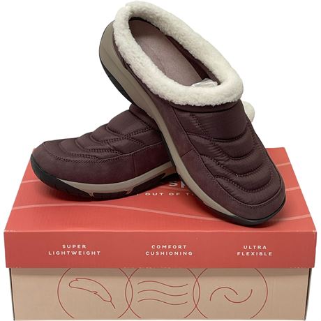 NIB Easy Spirit Wayside Women's Size 8.5 Faux Fur Lined Slip-Ons
