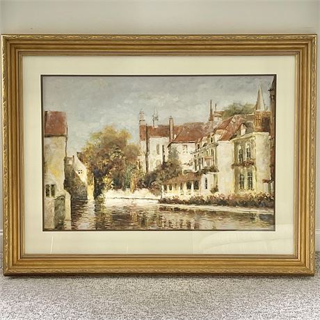 Michael Longo "Across The Canal" Framed Print