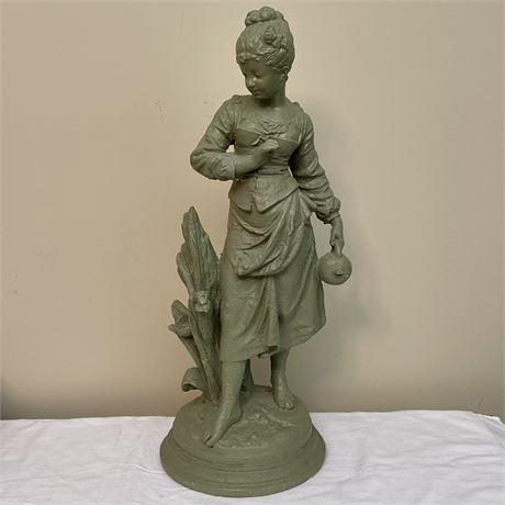 Vintage Plaster Roman Figural Statue