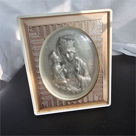 Madonna and Child Standing Plaque
