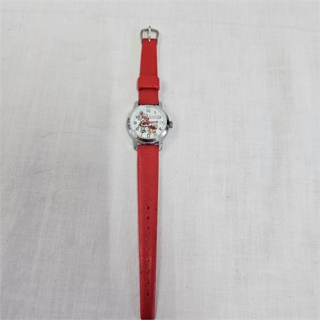 1980's Strawberry Shortcake Bradley Time Division Wind Up Watch