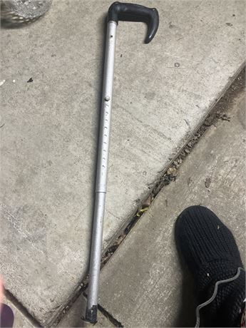 Metal walking cane - adjustable