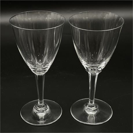 (2) Baccarat Crystal "Coppelia" Port Wine Glasses