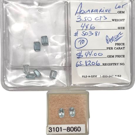 Natural Aquamarine Gemstones