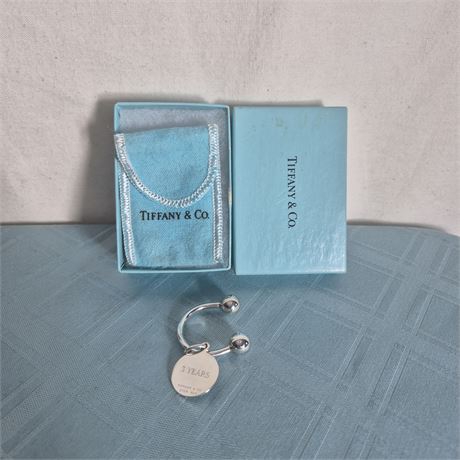 Tiffany&Co .925 Keyring&Tag Horseshoe