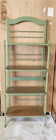 Decorative Painted/Stained Wooden Shelf