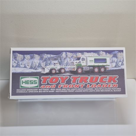 NIB Hess Toy Truck & Front Loader
