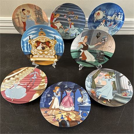 (8) Knowles Walt Disney Cinderella Plates
